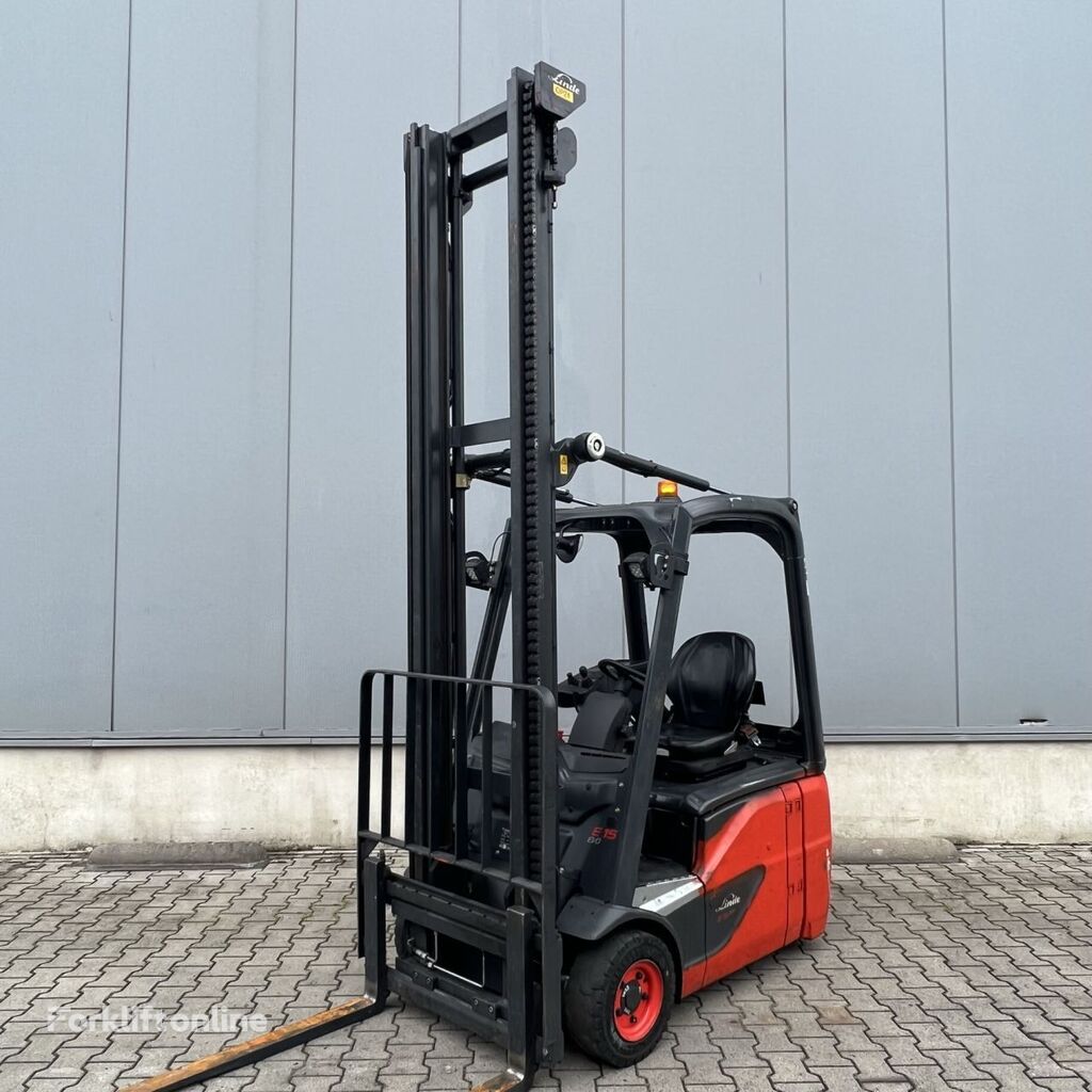 Linde E15 (386-02) EVO gaffeltruck 3-hjuliga