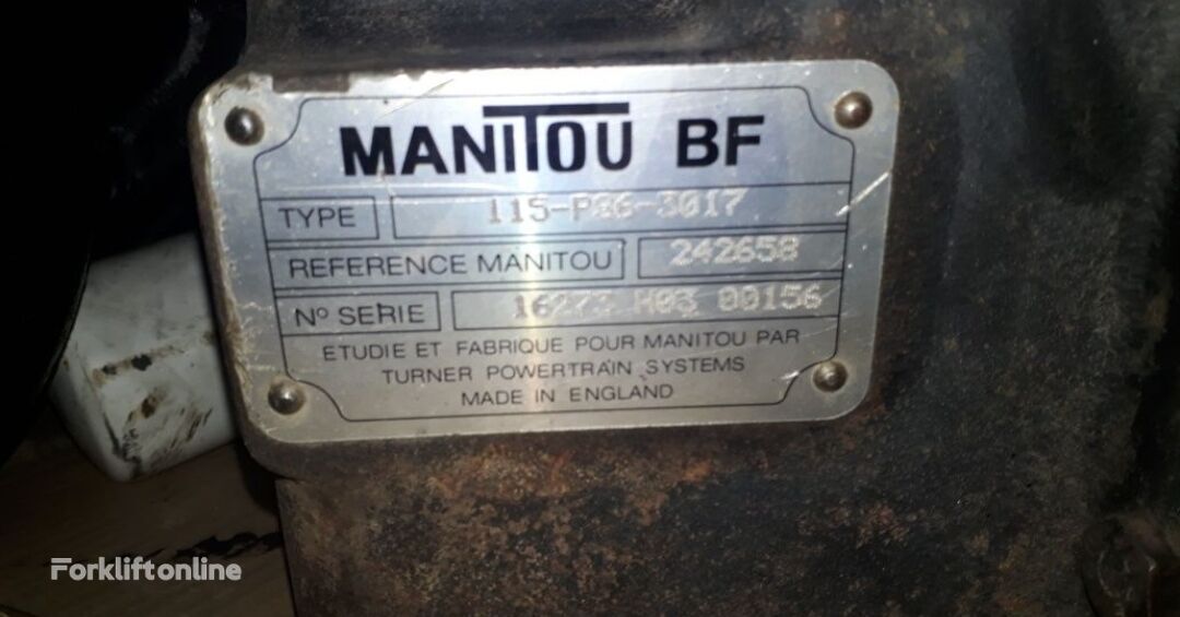 Manitou powershift, type 115-PS6-3017 växellåda till teleskoplastare